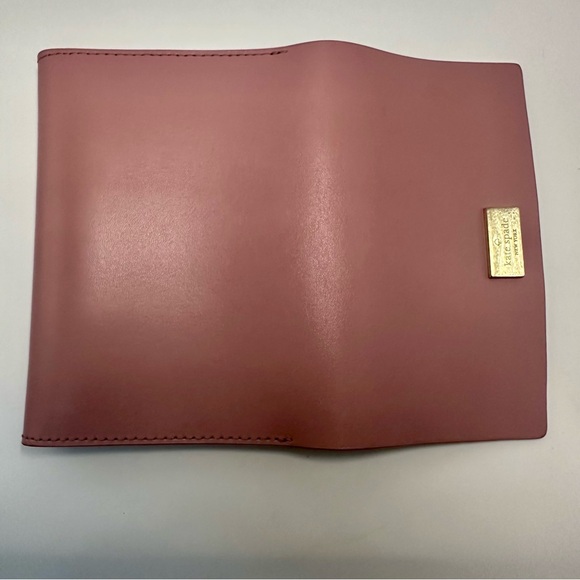 Kate Spade Two-Tone Pink Bordeaux Leather Bifold Wallet - Picture 8 of 12